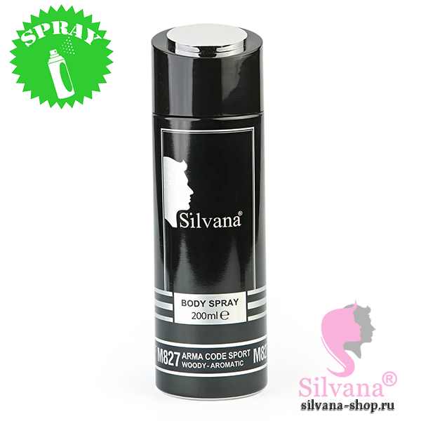 Silvana M827 Arma Code Sport парфюмированный дезодорант