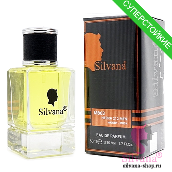 Silvana M863 Herra 212 Men Woody-Musk 50 мл